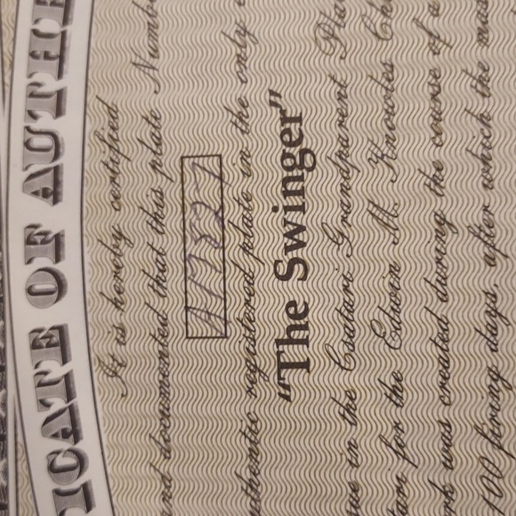 Knowles "The Swinger" Plate - Picture 5 of 10